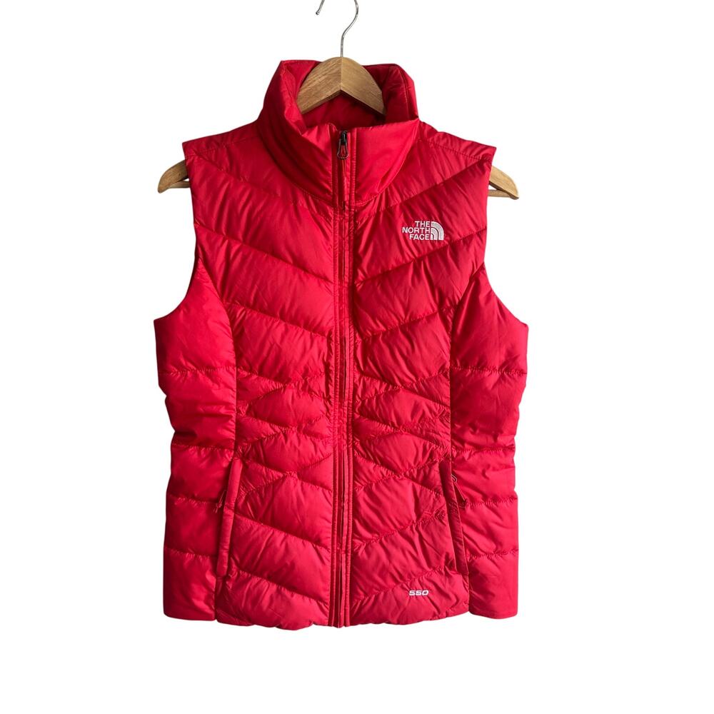 The North Face Quilted 550 Down Vest Red S